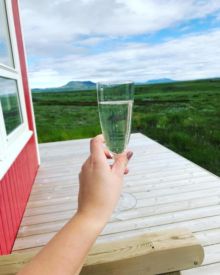Blue View Cabin 1B With Private Hot Tub Reykholt  Esterno foto